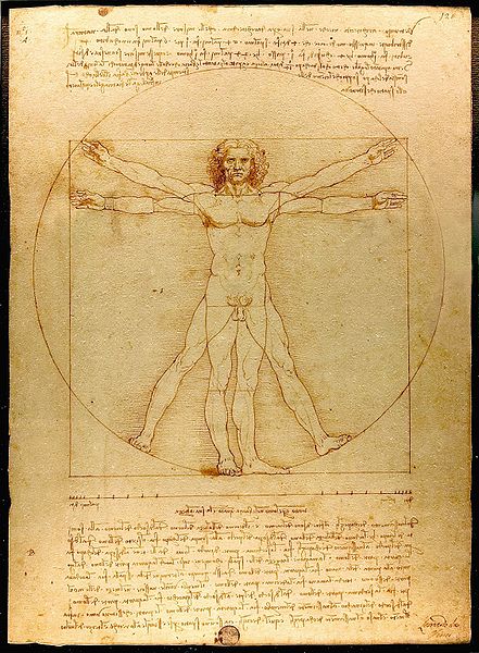 Da Vinci: The vitruvian Man – Der vitruvianische Mensch